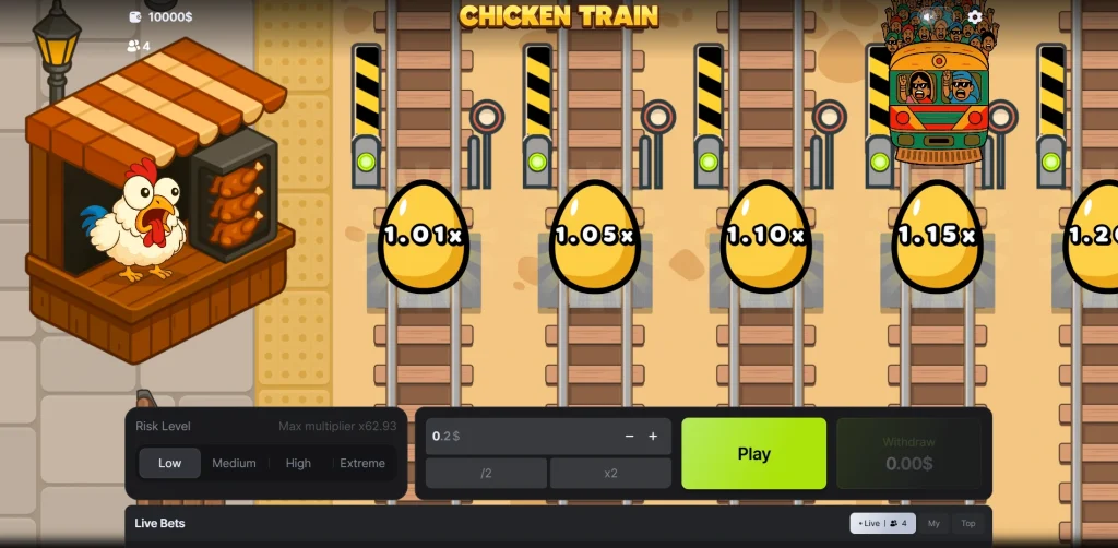 chicken train game